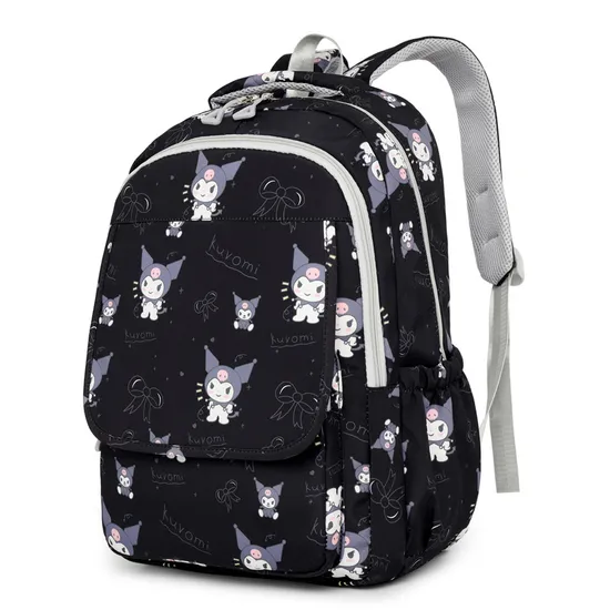 Kuromi′s New Student Backpack Is Lightweight and Large Capacity Oxford Cloth Backpack