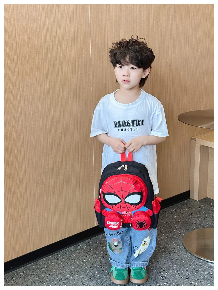Children&prime;s Cartoon Backpack Lightweight Large Capacity Breathable Kindergarten Backpack