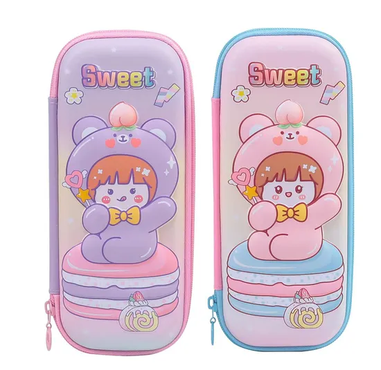 EVA 3D Pencil Case for Elementary School Large Capacity Pencil Case Pouch