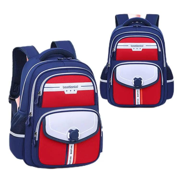 New Lightweight Children&prime;s Backpack for Primary School Students Large Capacity Backpack