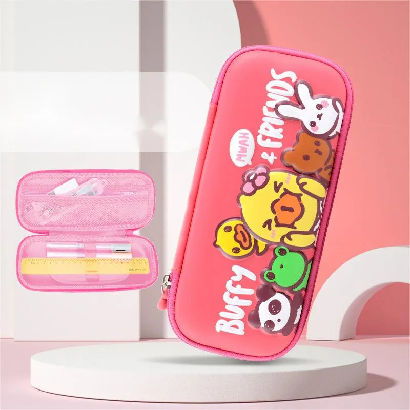Little Yellow Duck Stationery Box Children&prime;s Little Duck Pen Bag Student Pen Pencil Pouch
