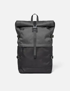 Roll Top Rucksack RPET Eco-Friendly Backpack with Laptop Compartment Leisure Bag Waterproof Backpack Knapsack