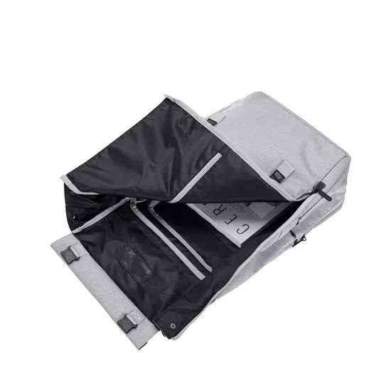 Custom Waterproof 15.6 Inch Notebook Backpack Flap Top Travel Unisex Daypack Student Laptop Backpack