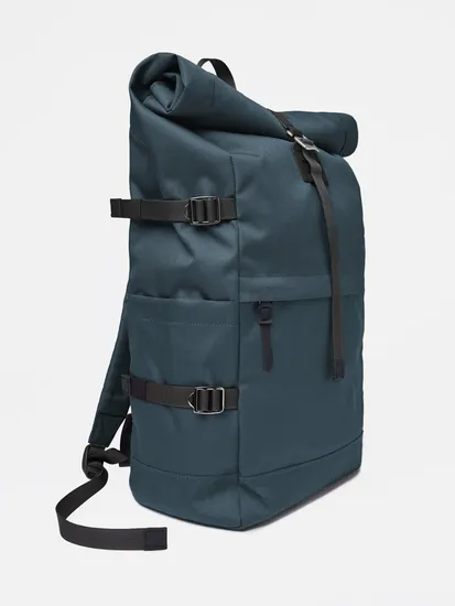 Expandable Roll Top Casual Daypack Water-Resistant Travel Backpack with Laptop Compartment Rolltop Backpack