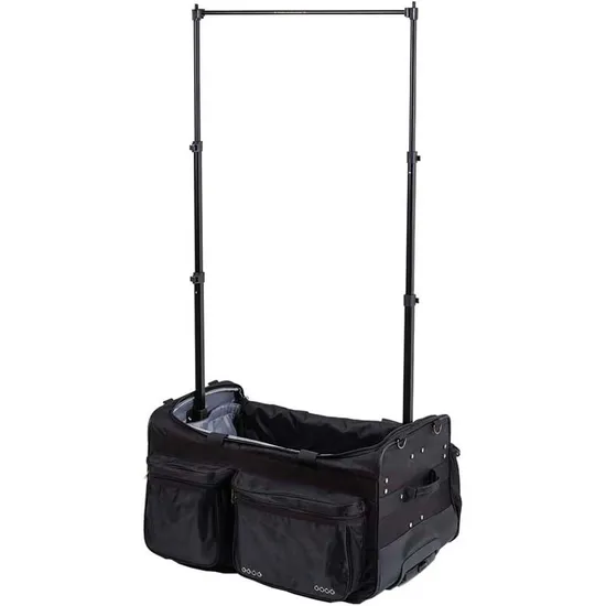 Bag Factory Luxury Rolling Travel Dance Bag Wheeled Duffel Bag Luggage with Garment Rack
