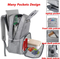 Manufacturer Water Resistant College Lunch Box Bag School Laptops Thermal Insulated Cooler Backpack with USB Charging Port