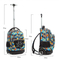 Factory Kids Trolley Bag Children Trolley School Backpack Custom Rolling Backpack