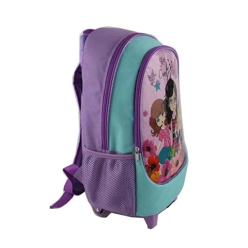 Kids Children Trolley School Bag Girls