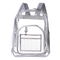 Customized Logo Transparent PVC Backpack Multifunctional Waterproof Student Backpack