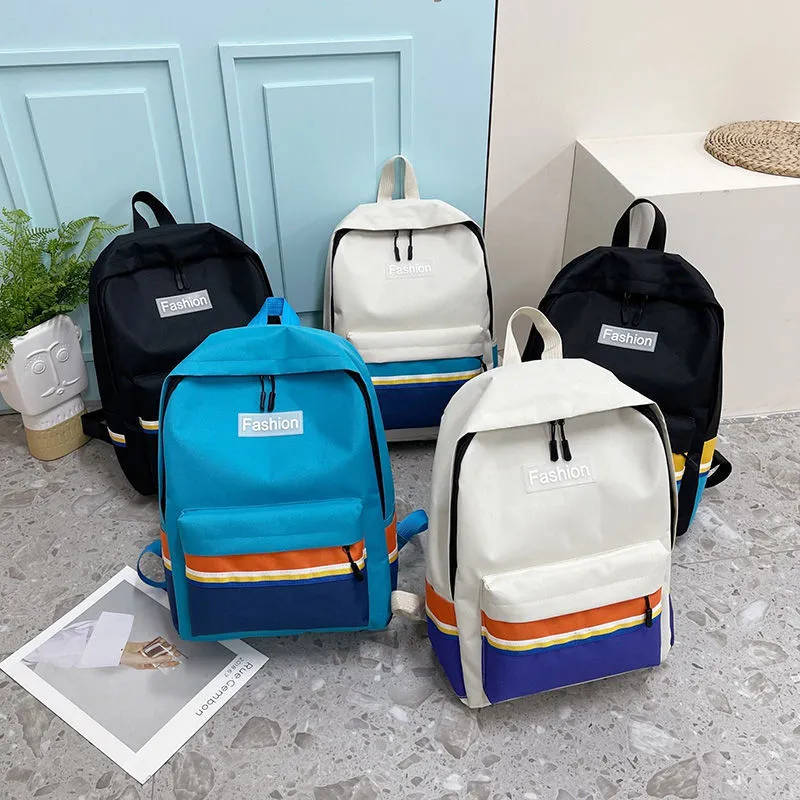 Customized Factory Schoolbag Simple and Versatile Campus Casual Backpack
