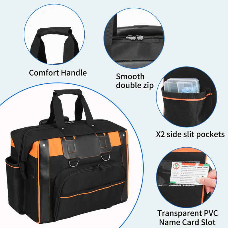 Customized Multifunctional Trolley Tool Tote Bag