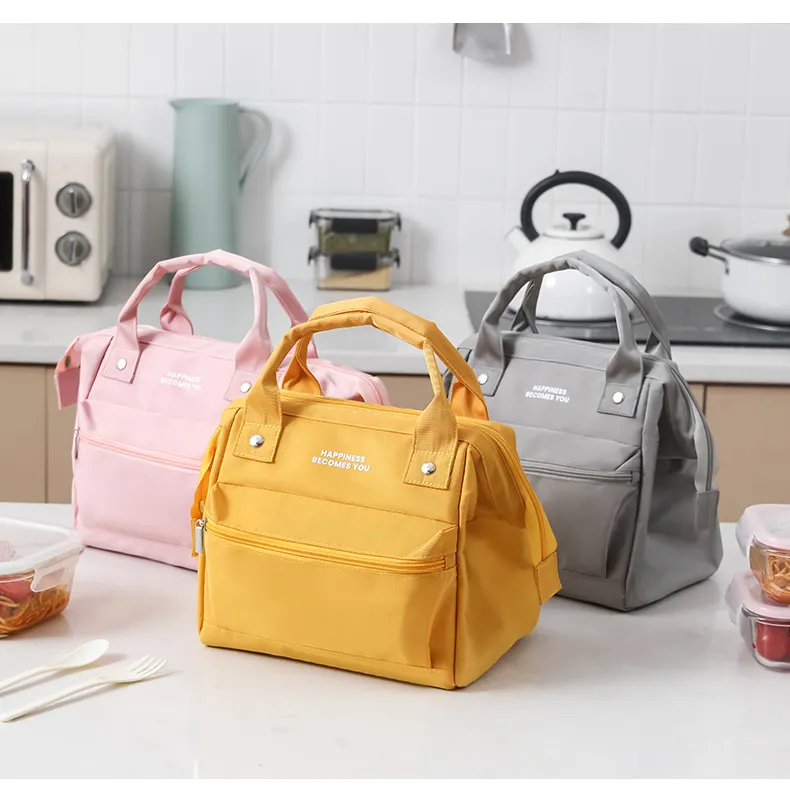 Custom Insulated Lunch Bag School Kids Keep Food Warm Bag Picnic Cooler Fitness Picnic Food Lunch Box Cooler Bag