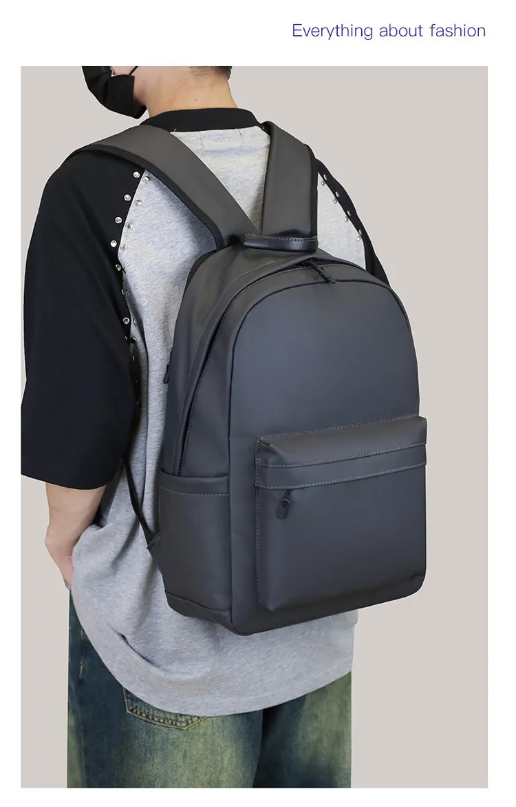 Factory Leather Film Leisure Backpack Lightweight Business Computer Backpack
