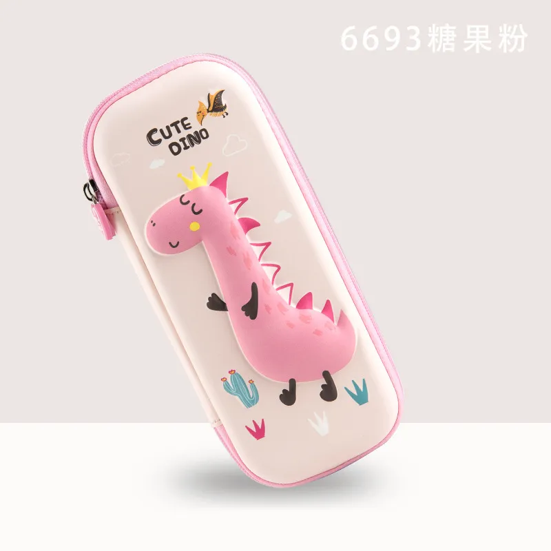 Cartoon Waterproof Pencil Case Girls Pupils Cute Pencil Box Wholesale Multifunctional 3D Stereo Pencil Case