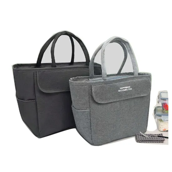 Custom Logo Thermal Food Picnic Cooler Bag Kids Hot Sale Good Fabric Stock Fashion Thermal Lunch Bag for Women Insulated