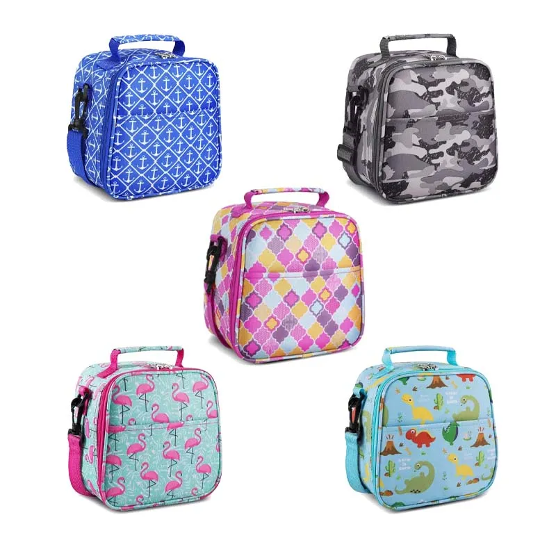 Cute Fire Birds Have a Variety of Patterns to Customize Lunch Packages, Oxford Cloth Material Inner Aluminum Film Cooler Bag