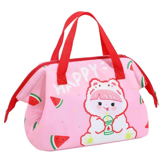 Factory Direct 600d Oxford Cloth Waterproof Insulation Lovely Customizable Normal Cooler Lunch Bag