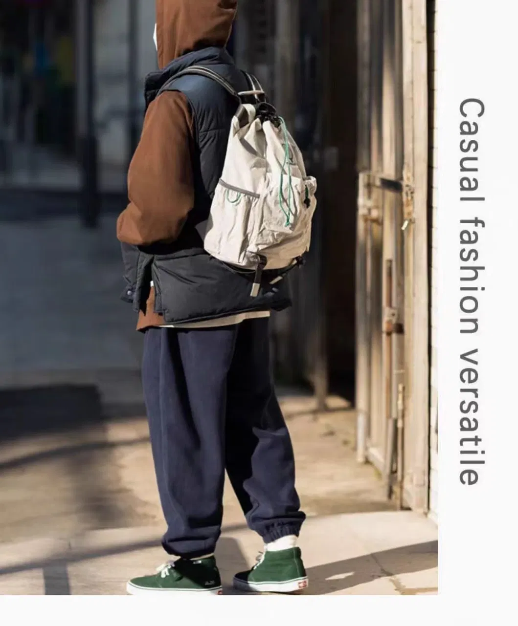 Outdoor Tennis Travel Canvas College Student Computer Backpack Mens Badminton Mountaineering Bag