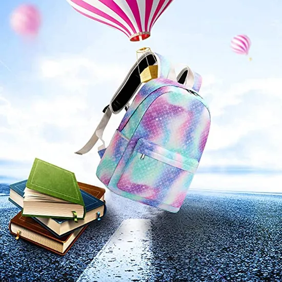 Durable High Quality Student Backpack Large-Capacity Polyester Girls Backpack