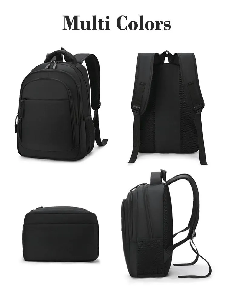 Bag USB Waterproof Mens Nylon Laptop Bag Travel Factory Wholesale Custom Logo Student Laptop Backpack
