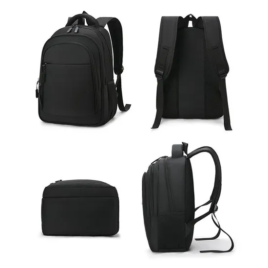 Bag USB Waterproof Mens Nylon Laptop Bag Travel Factory Wholesale Custom Logo Student Laptop Backpack