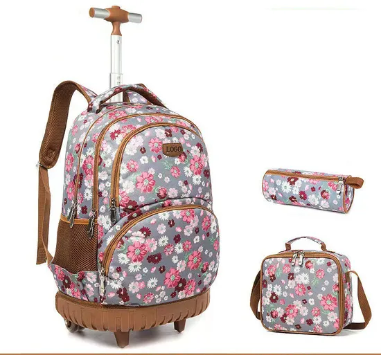 Custom Kids Travel Children Luggage Rolling Case Travel Bag Trolley School Bag Price with Wheels for Kids