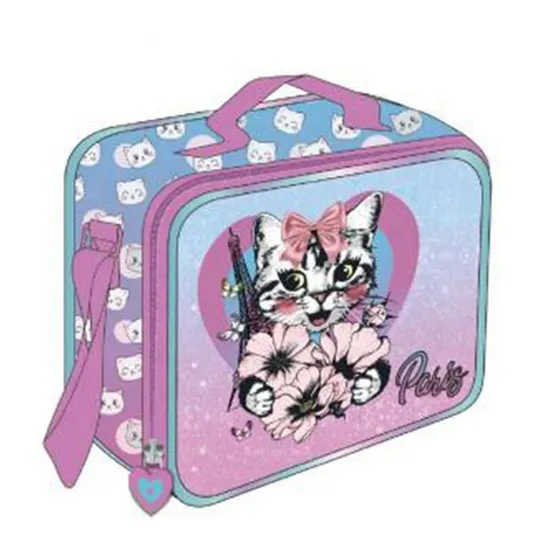 High Quality Back to Trolley School Bag with Lunch Bag Pencil Case Kids School Trolley Bag Set