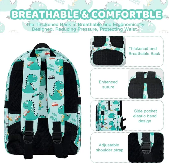 Dinosaur Pattern Children School Bags Kids Backpack Toddler Backpack for Kindergarten Girl Boy