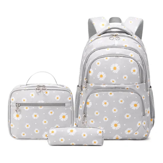 Daisy Prints Backpack Sets Kids Backpack for School Cute Girls Student Custom High Quality Travel Work School Backpack