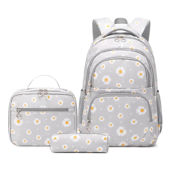 Daisy Prints Backpack Sets Kids Backpack for School Cute Girls Student Custom High Quality Travel Work School Backpack