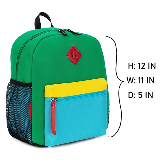 Factory Price School Wholesales Hot Sale Custom Logo Casual Polyester Children Daily Use Backpack for Girls Boys