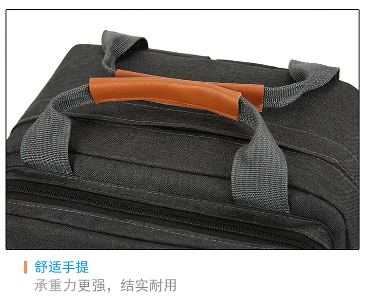 New 3-Piece Backpack with Large Capacity Minimalist Business Computer Bag Travel Bag