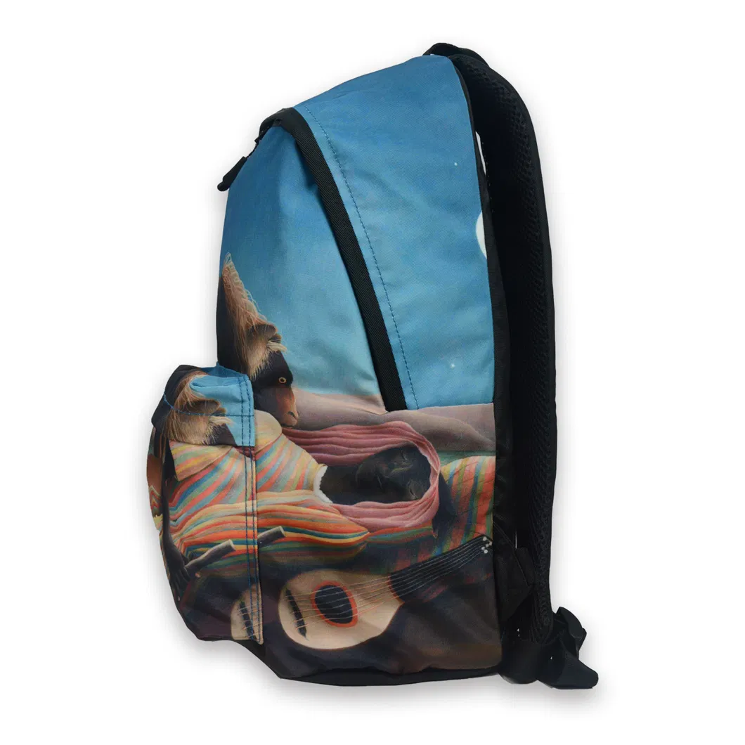 New Design Daypack Waterproof Polyester Schoolbags Back Pack Animals Bookbags Unisex Custom Printed School Bags Backpack