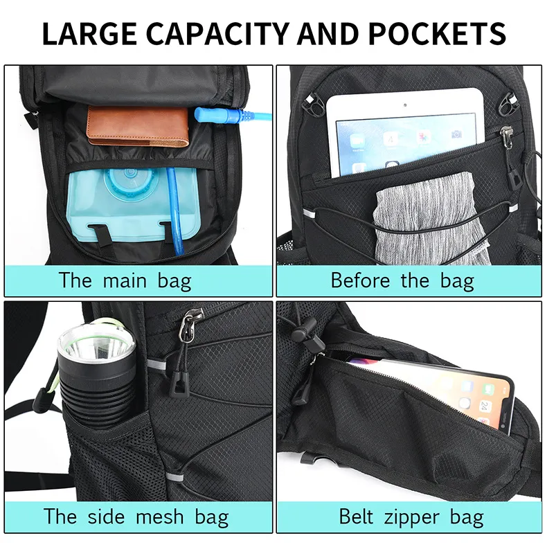 Outdoor Sports Backpack with Waterproof and Large Capacity for Hiking Mountaineering