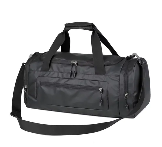 Custom Logo Waterproof Outdoor Sports Fitness Gym Duffle Bag Organizer Set Designer Luxury Luggage Travel Duffel Bag for Men and Women with Shoe Compartment
