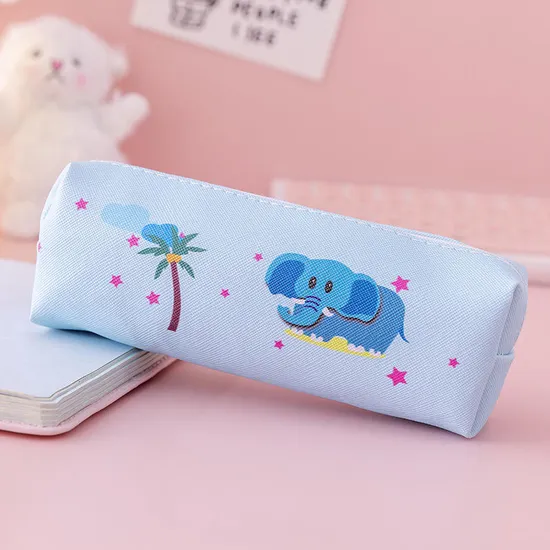 High Quality Polyester Fabric Cute Pencil Case Stationery Case for Kids