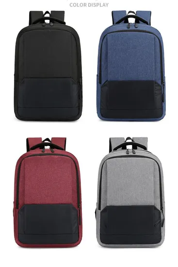 Men Woman Travelling USB Recharging 15.6 Inches Backbag Business Waterproof Laptop Backpack with USB