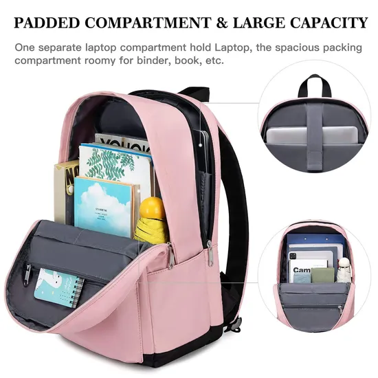 New Designer Backpack Leisure Mochila Escolar Feminina Men′s Back Pack Bookbag School Bags Backpack with Side Pockets