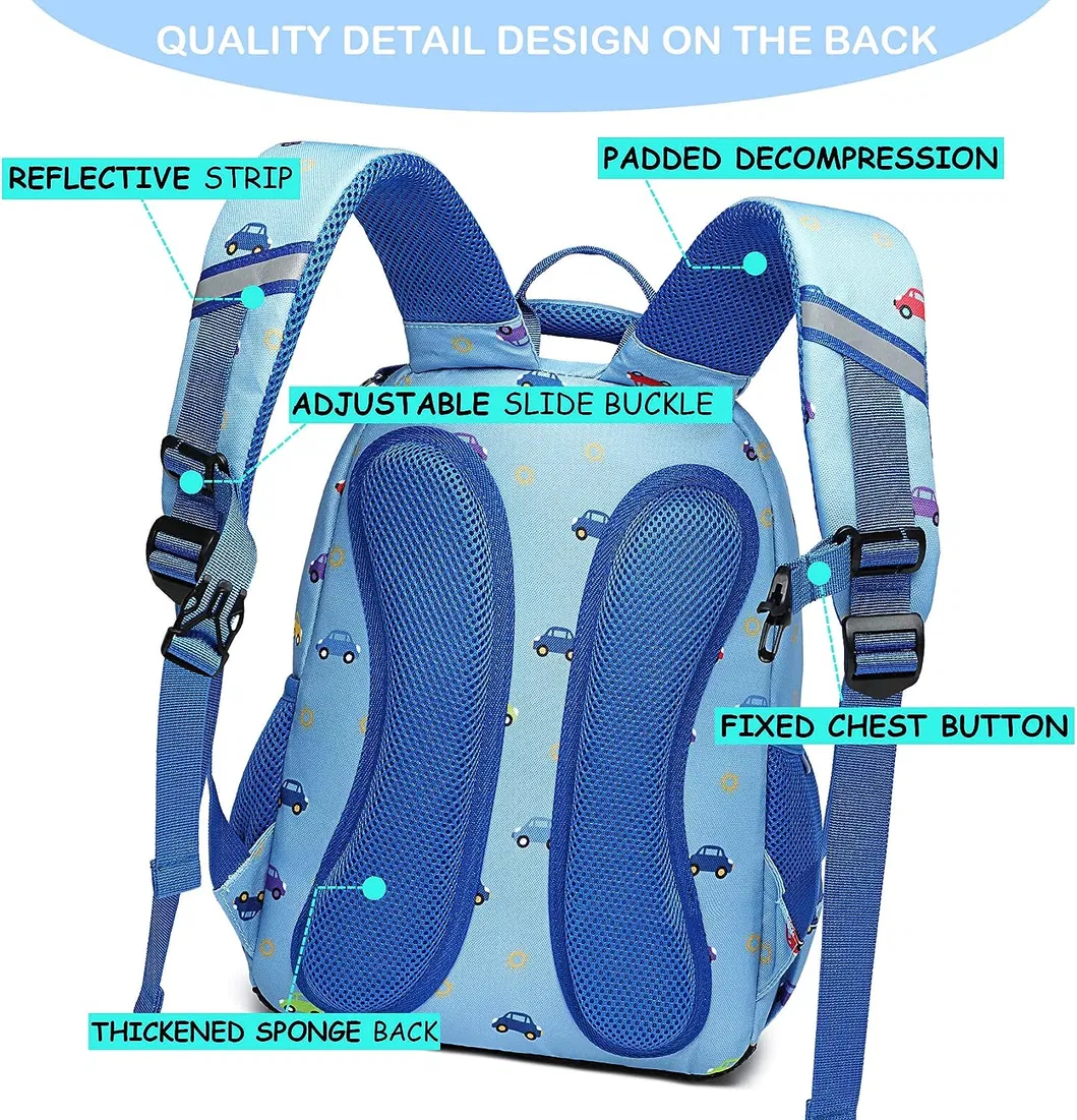 Children School Bags Kids Custom Logo Cute Backpack Lightweight School Bag for Boys and Girls