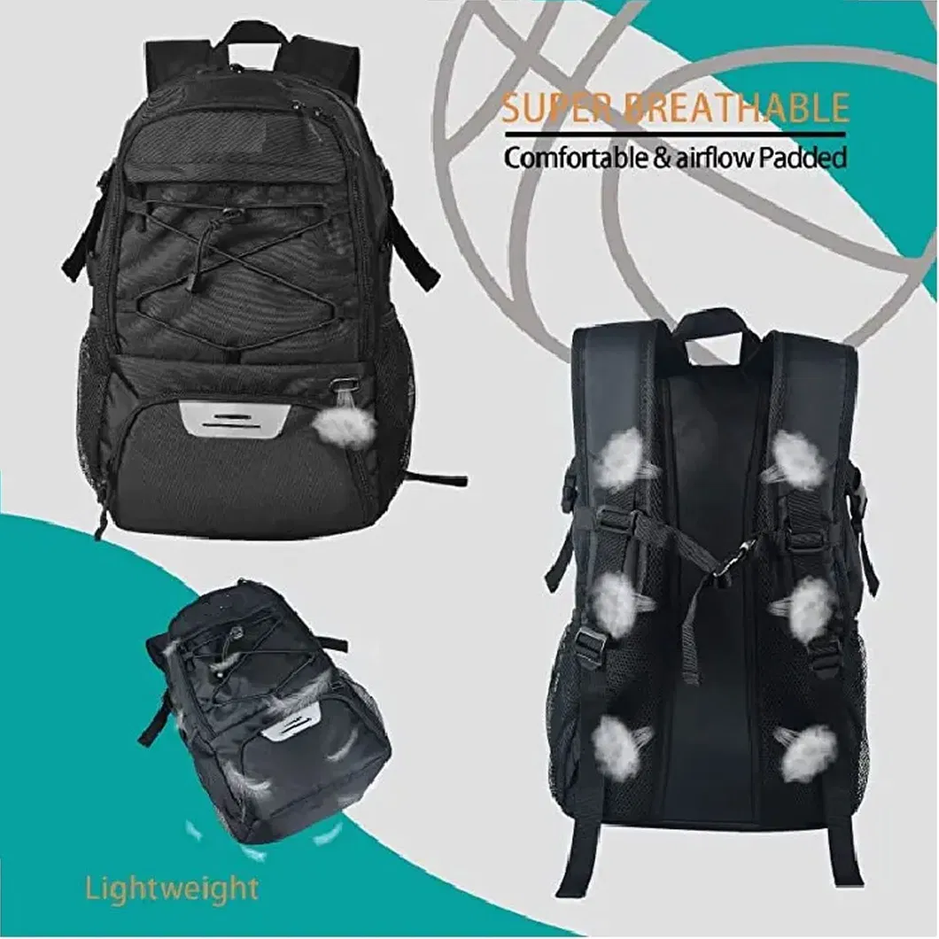 Custom Youth Sports Equipment Logo BSCI Factory Wholesale High Quality Large Capacity Waterproof Basketball Bag