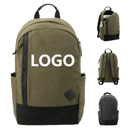 Fabrication Cotton Backpack Canvas Waterproof Sturdy High Quality Backpack Bag Classic Designer Laptop Backpack