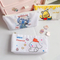 School Kids Stationery Storage Zipper Pouch Kawaii Anime Canvas Pencil Bag