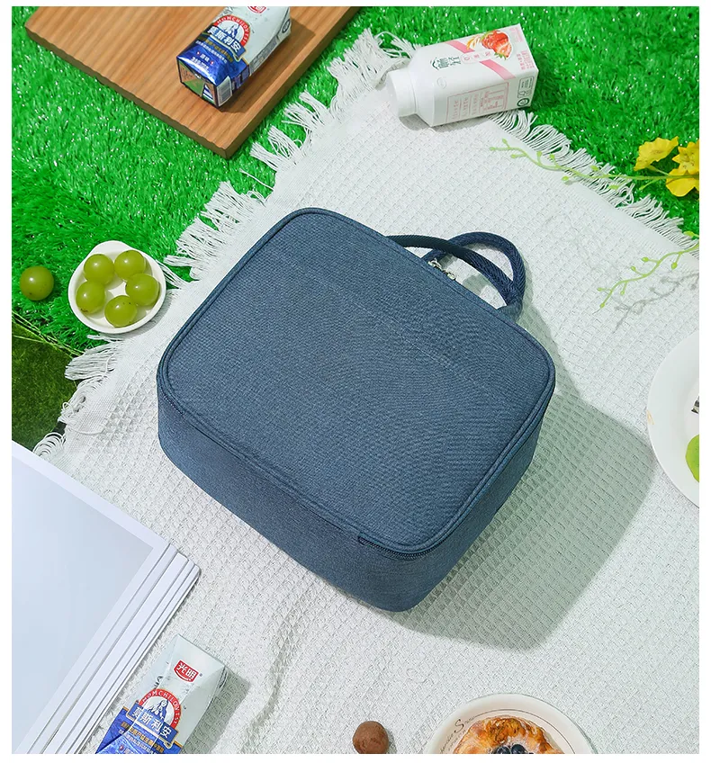 New Design Print Logo Sustainable Kids Student Office Beach Small Insulated Sublimation Cooler Lunch Bag