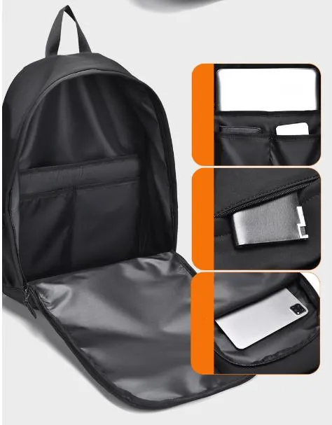 Wholesale Business Waterproof Laptop Bags Large Capacity Men Laptop Backpack Teenager Schoolbag