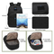 Black Polyester Waterproof Big Capacity Tactical Backpack Bags for Men Travel Outdoor