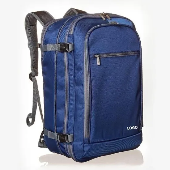 Custom High Quality Design Simple Large Capacity Portable Travel Backpack with Internal Zipper Laptop Cover