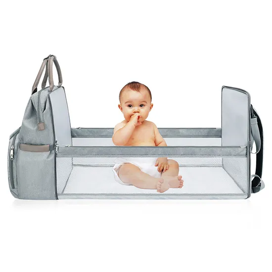 Customized Double Shoulder Mommy Bag Large Capacity Mother and Baby Supplies Storage Backpack