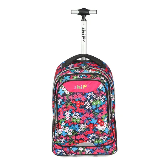 Factory Multi-Use School Bags Wheeled Backpack Kids Travel Trolley Luggage Backpack with Wheels