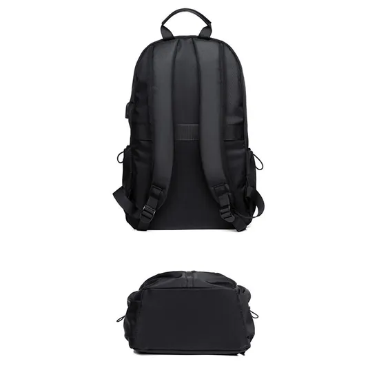 Custom Sports Hiking Casual Backpacks Waterproof Polyester Travel Laptop School Backpack with USB