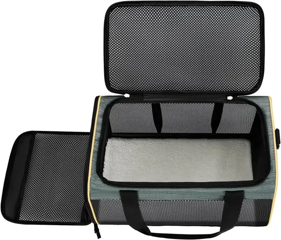 Factory Custom Soft Side Pet Travel Carrier Airline Approved Pet Carrier for Dog and Cat